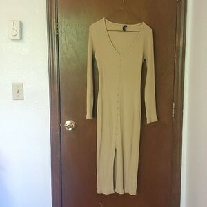 Bodycon Beige/Tan/Cream Dress